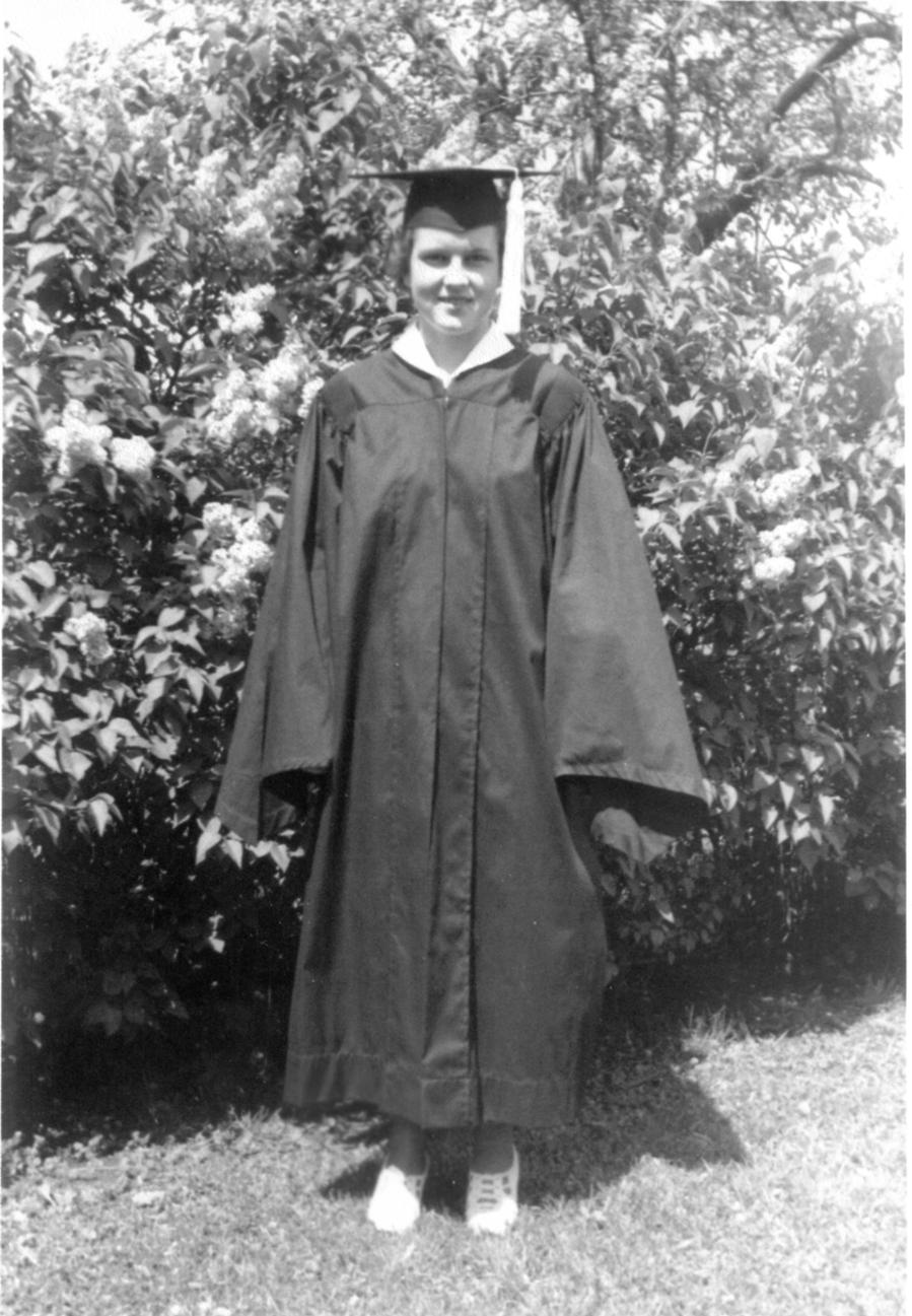 1938 Margaret Jorgensen Zoldahn graduation photo 